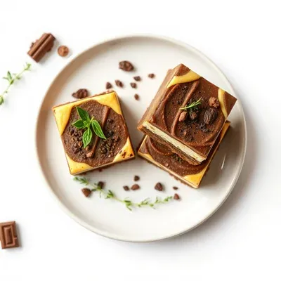 Pumpkin Chocolate Cream Bars Deluxe