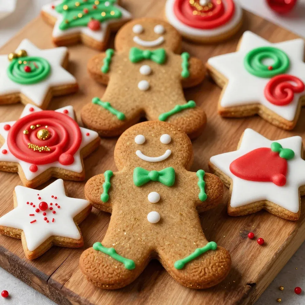 classic christmas cookie recipes with festive icing and decorations