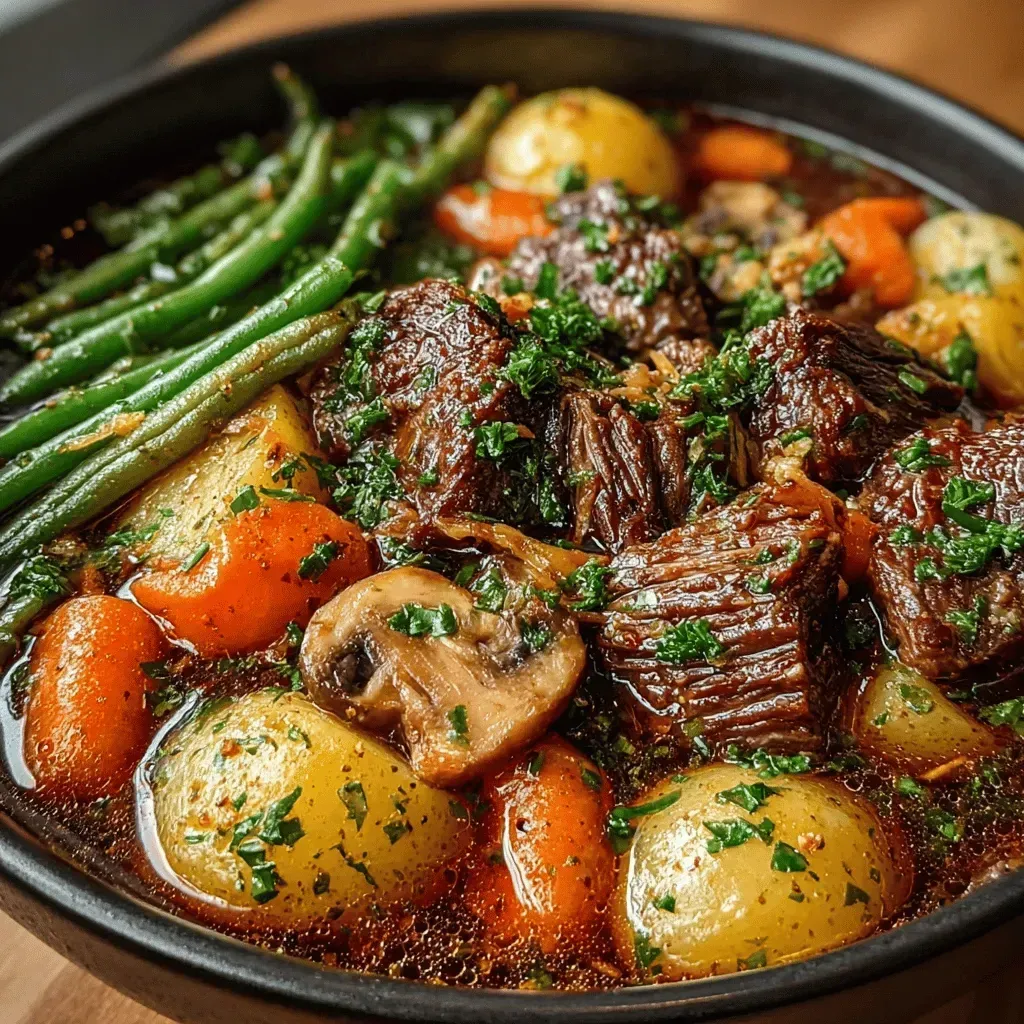 Hearty Slow Cooker Beef & Veggie Delight