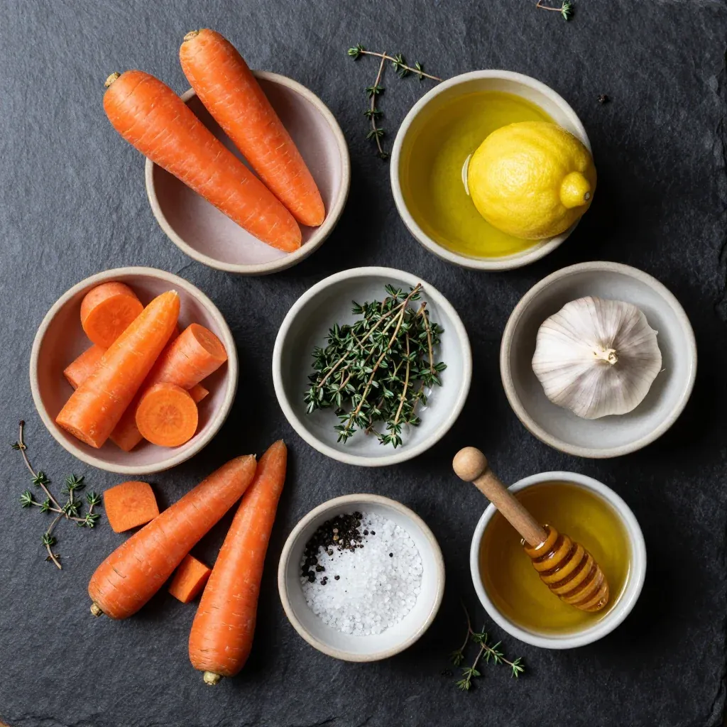 Ingredients for lemon roasted carrot and parsnip medley for cozy weeknight meals