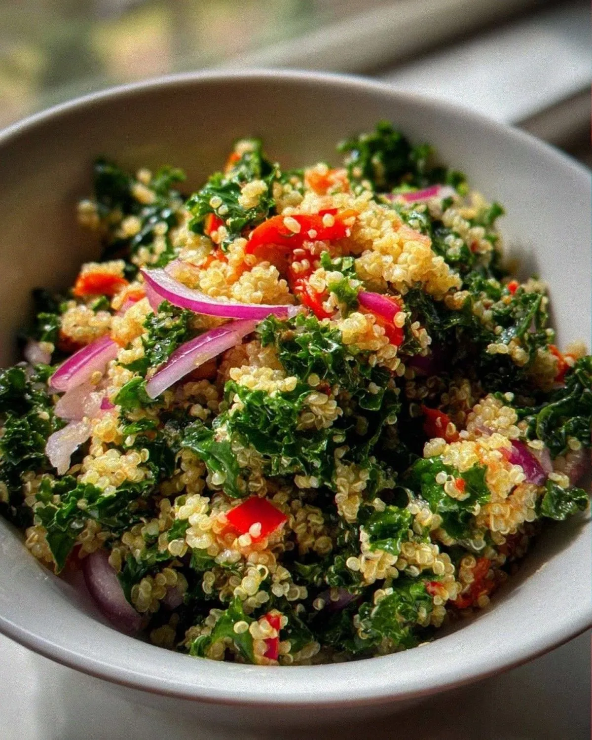 Fantastic Quinoa Kale Salad (15 Min)