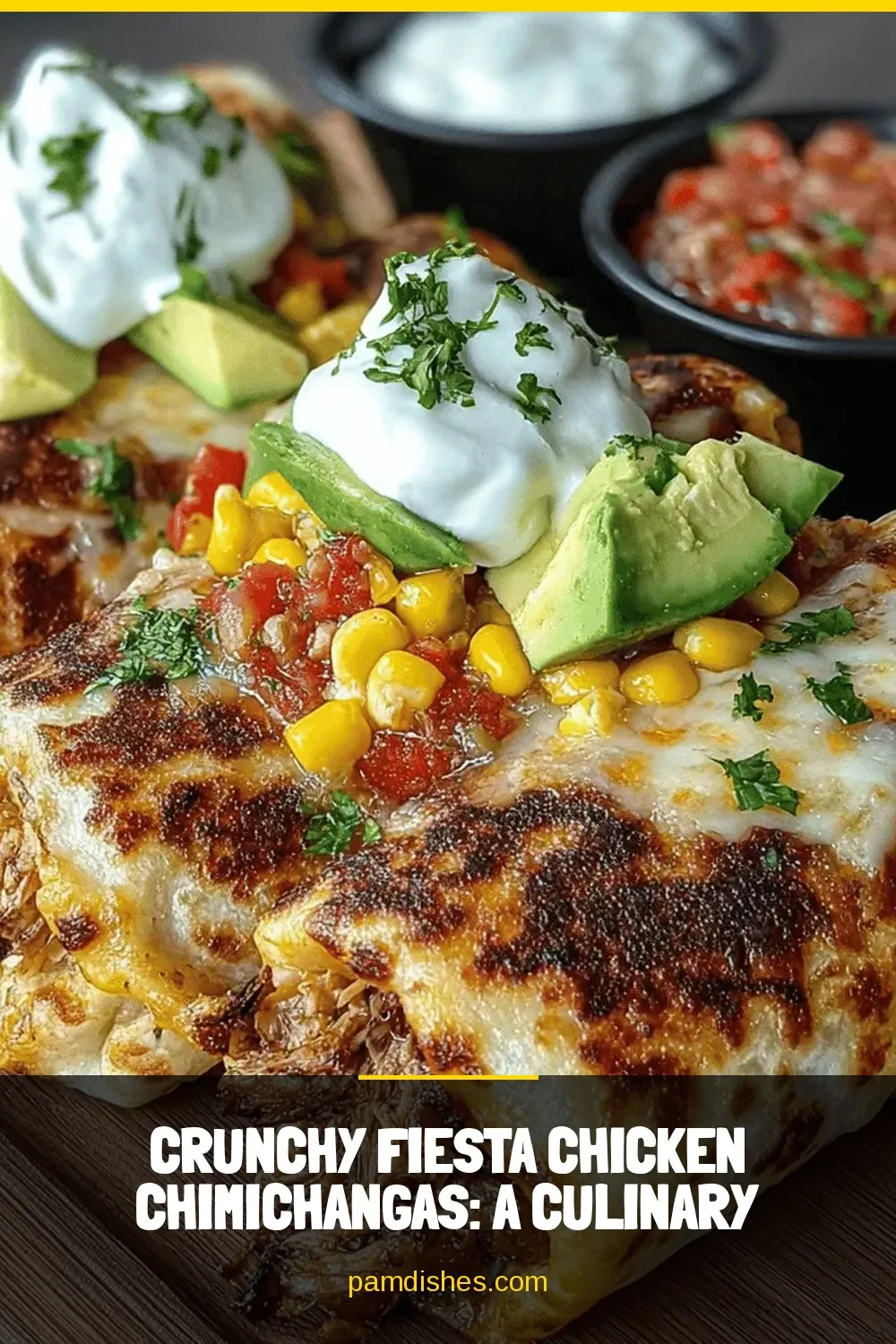 Crunchy Fiesta Chicken Chimichangas: A Culinary Adventure