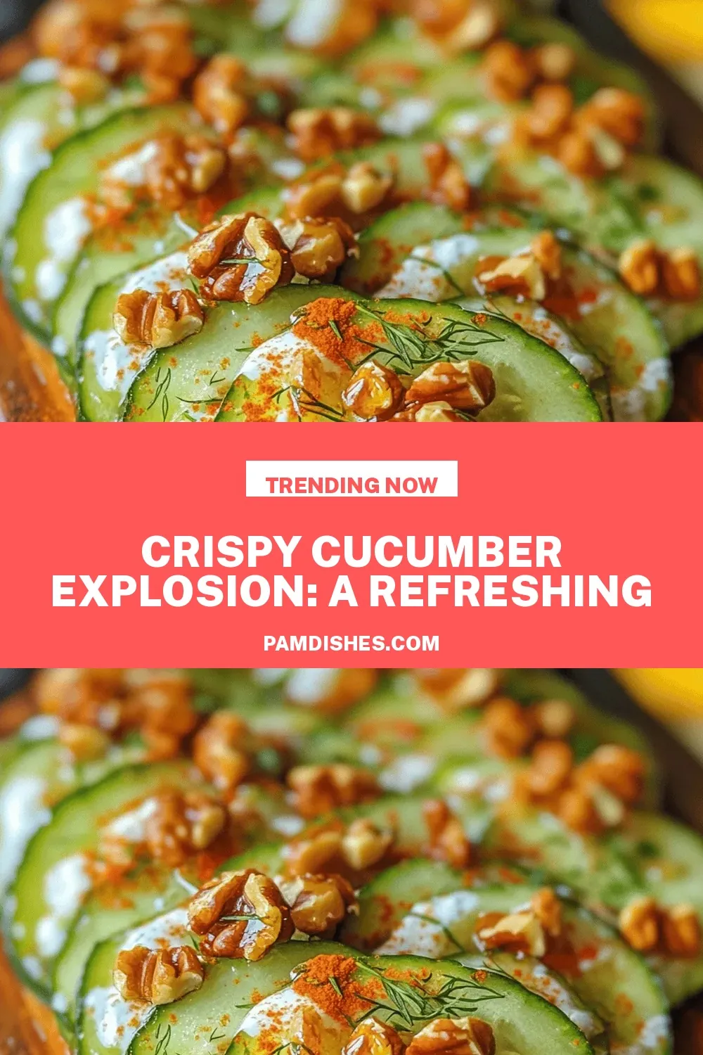Crispy Cucumber Explosion: A Refreshing Twist on Appetizers