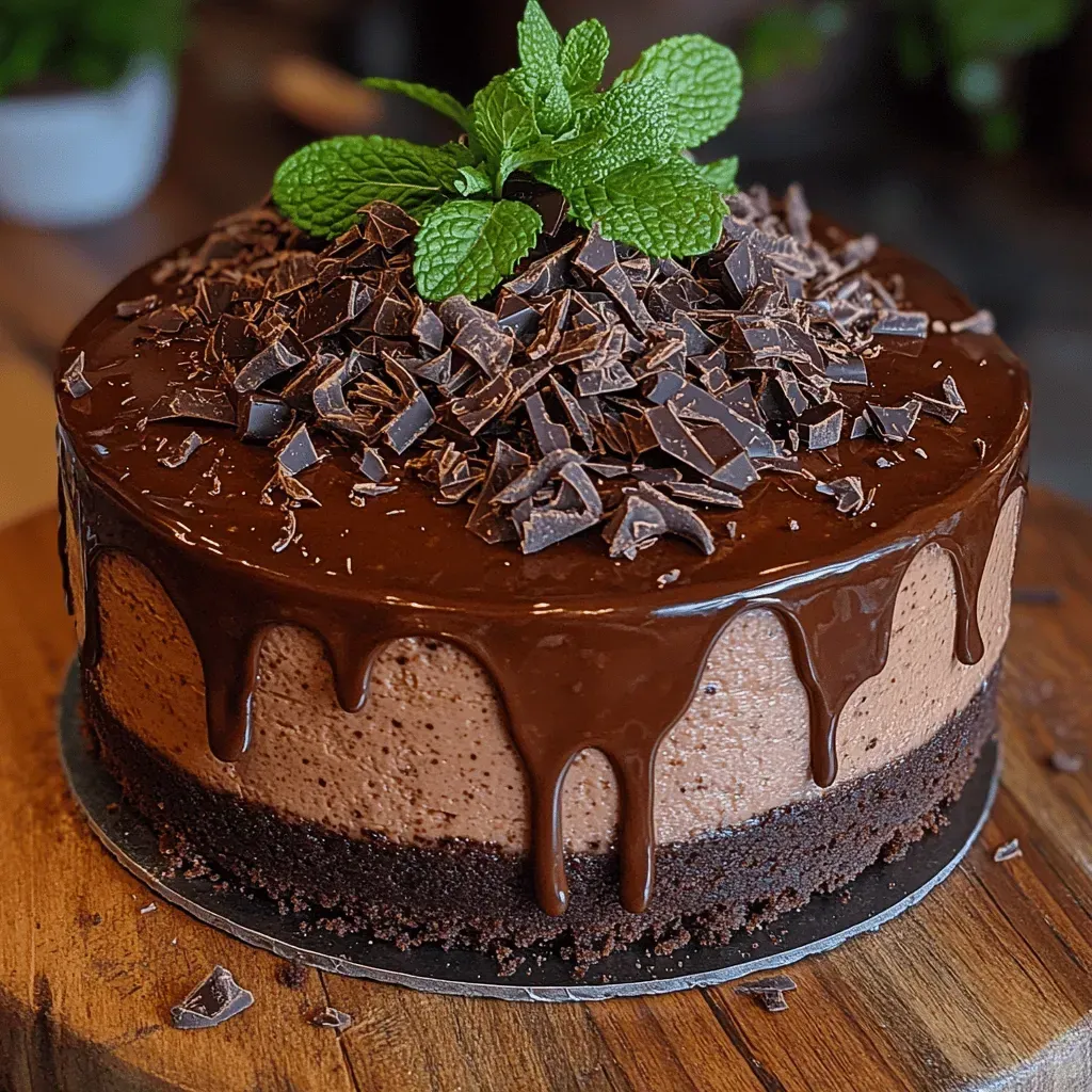 Mint Chocolate Cheesecake Cake Recipe: A Decadent Delight