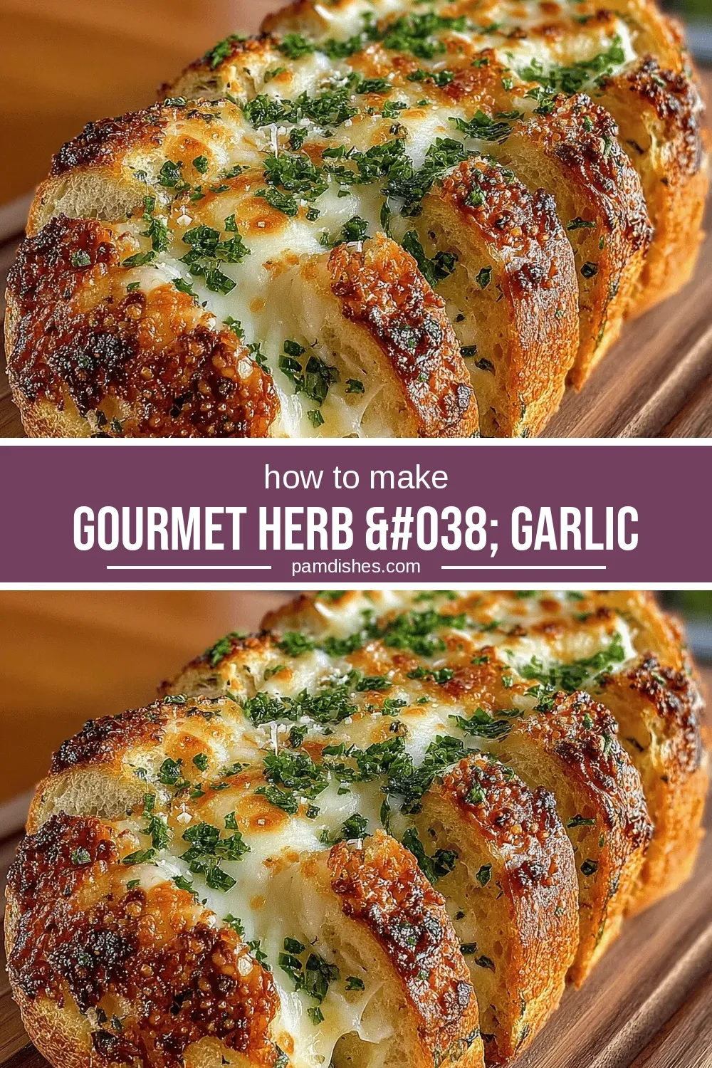 Gourmet Herb & Garlic Bread Recipe