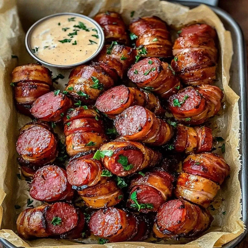 Irresistible Mustard Hasselback Kielbasa Bites Recipe