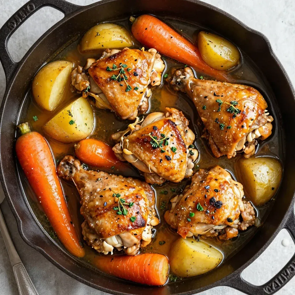batch cooking friendly chicken and root vegetable stew for quick dinners
