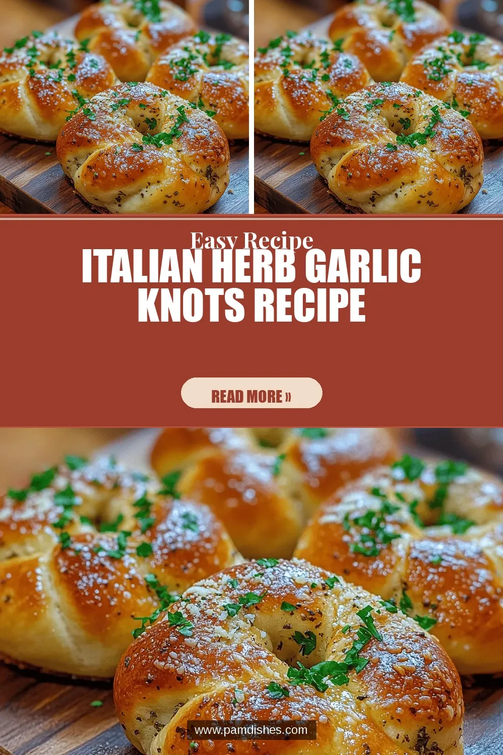 Italian Herb Garlic Knots Recipe