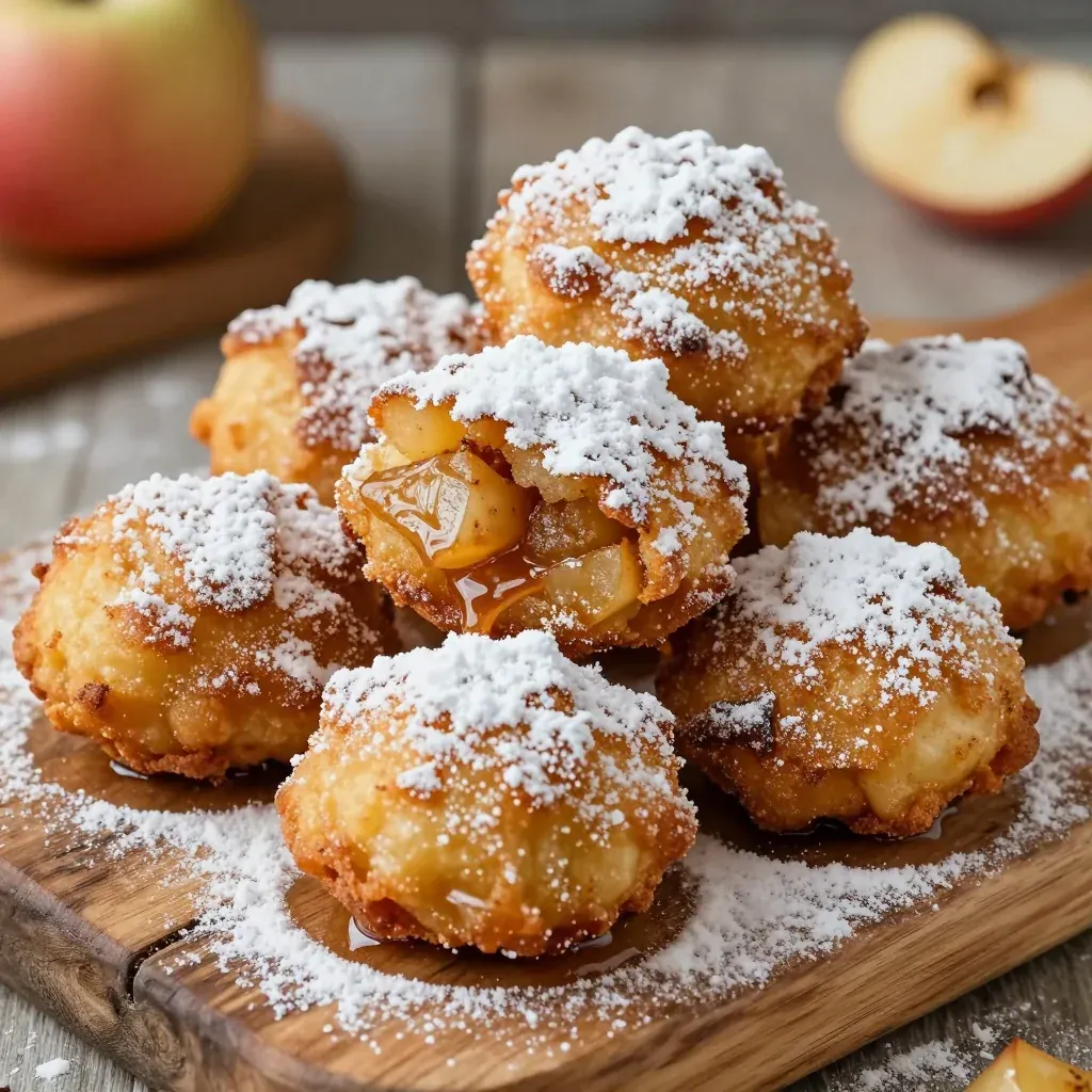 Baked Apple Fritters for a Homemade Pastry