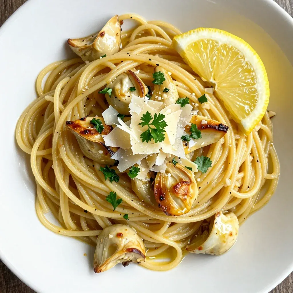 Pantry Clean Out Pasta With Canned Artichoke And Lemon