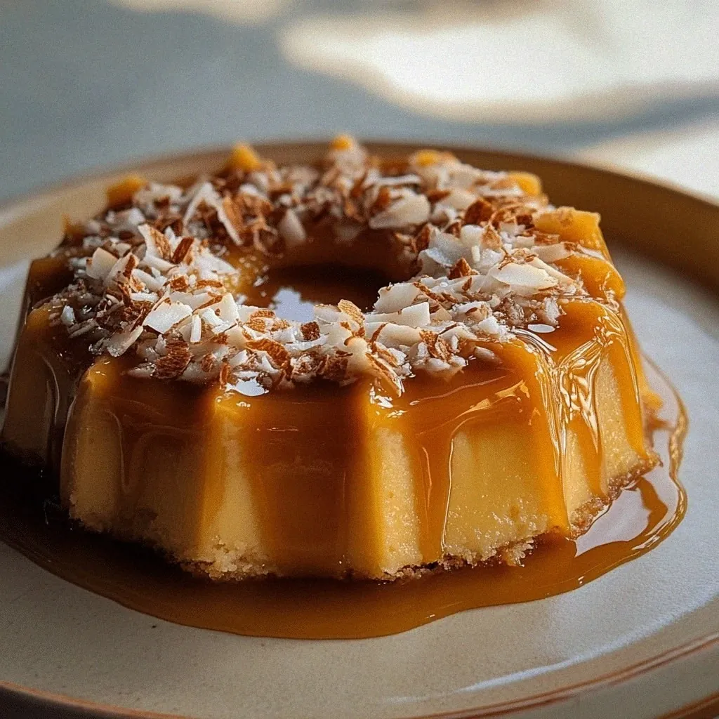 Coconut Caramel Flan