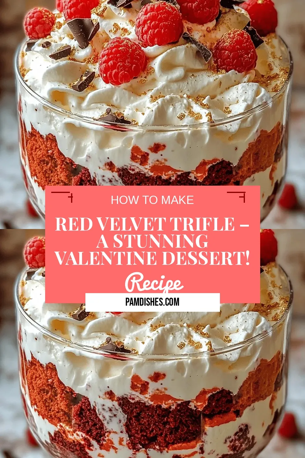 Red Velvet Trifle – A Stunning Valentine Dessert!