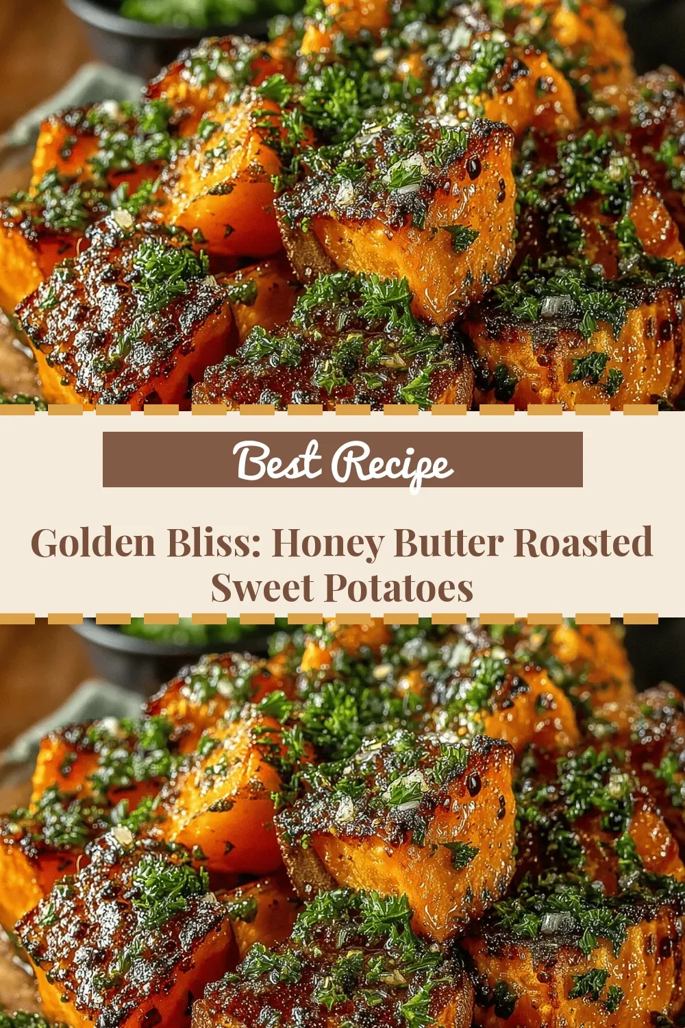 Golden Bliss: Honey Butter Roasted Sweet Potatoes