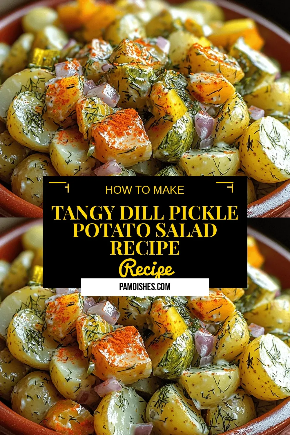Tangy Dill Pickle Potato Salad Recipe