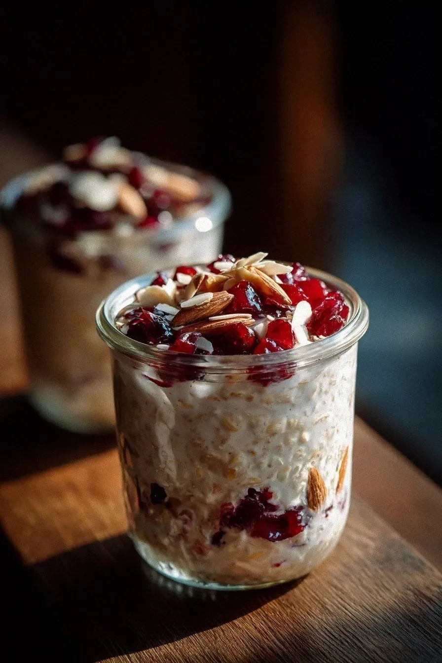 Cherry Almond Overnight Oats: A Sweet Breakfast In A Jar
