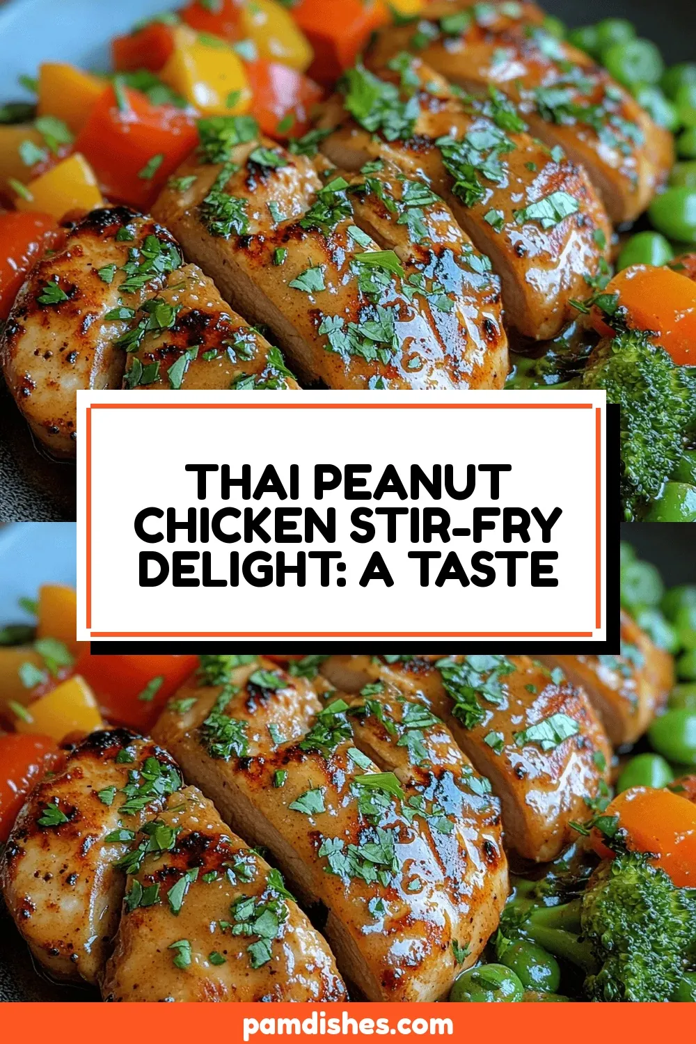 Thai Peanut Chicken Stir-Fry Delight: A Taste of Thailand at Home