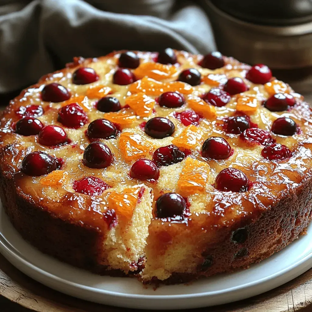Delightfully Tangy Cranberry & Orange Buttermilk Breakfast Cake Recipe
