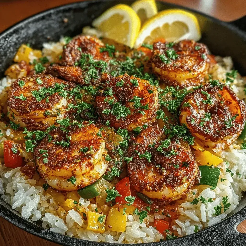 Spicy Cajun Shrimp & Rice Fiesta: A Flavorful Delight