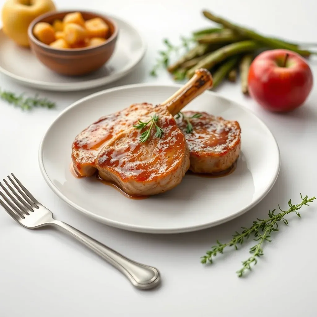 Sautéed Sweet Apple Cider Glazed Pork Chops