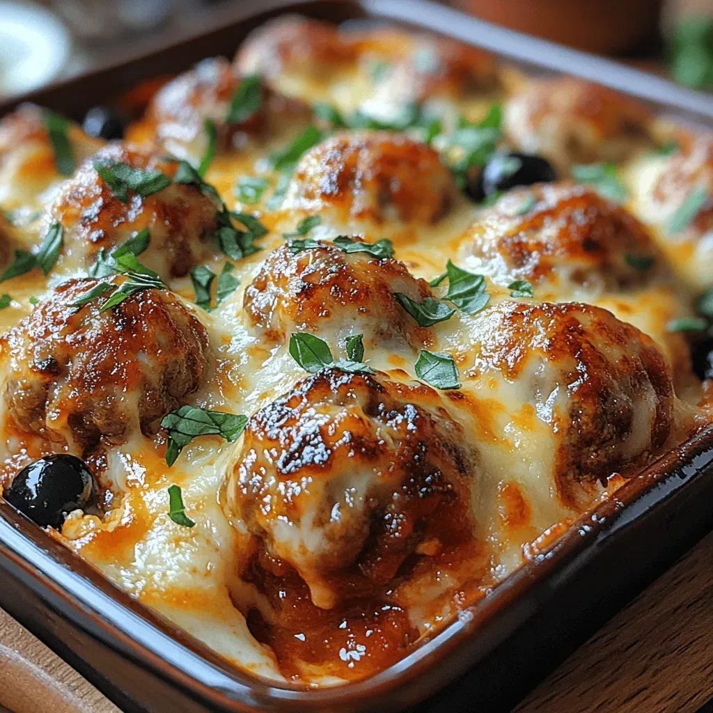 Cheesy Blissful Meatballs Casserole: A Comfort Food Delight