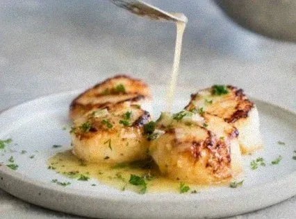 Pan Seared Halibut with Lemon Butter Sauce