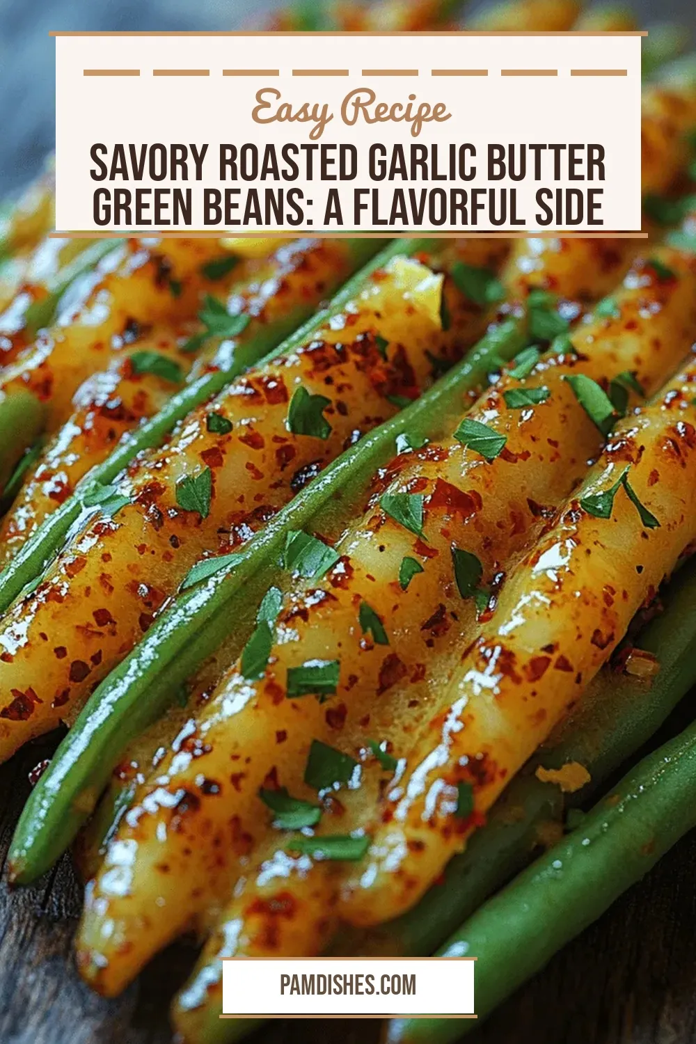 Savory Roasted Garlic Butter Green Beans: A Flavorful Side Dish