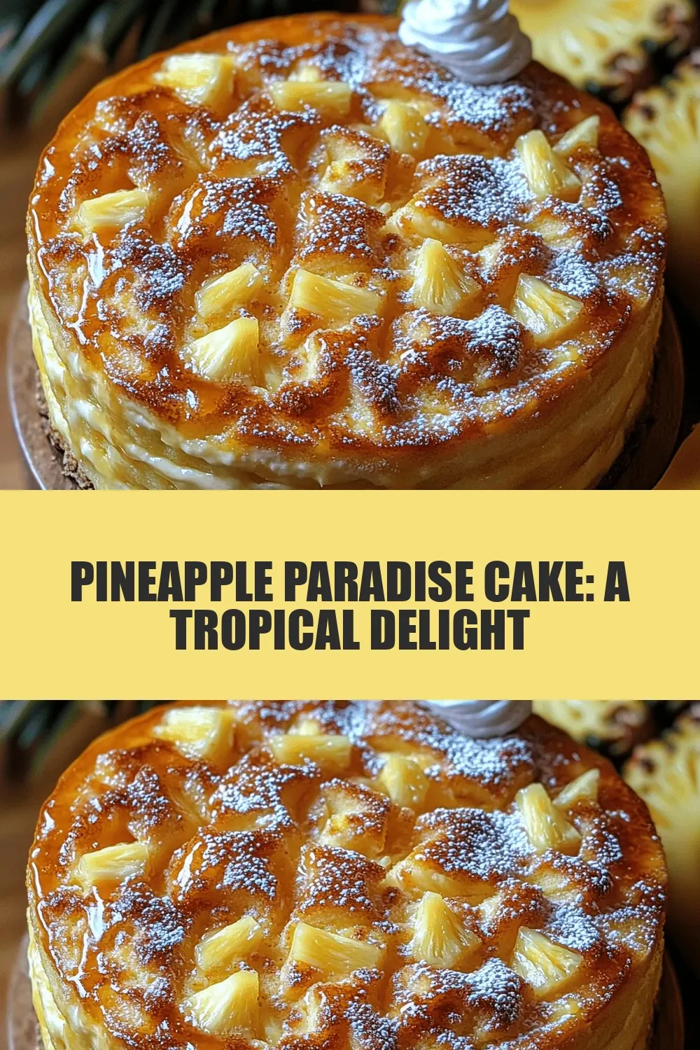 Pineapple Paradise Cake: A Tropical Delight