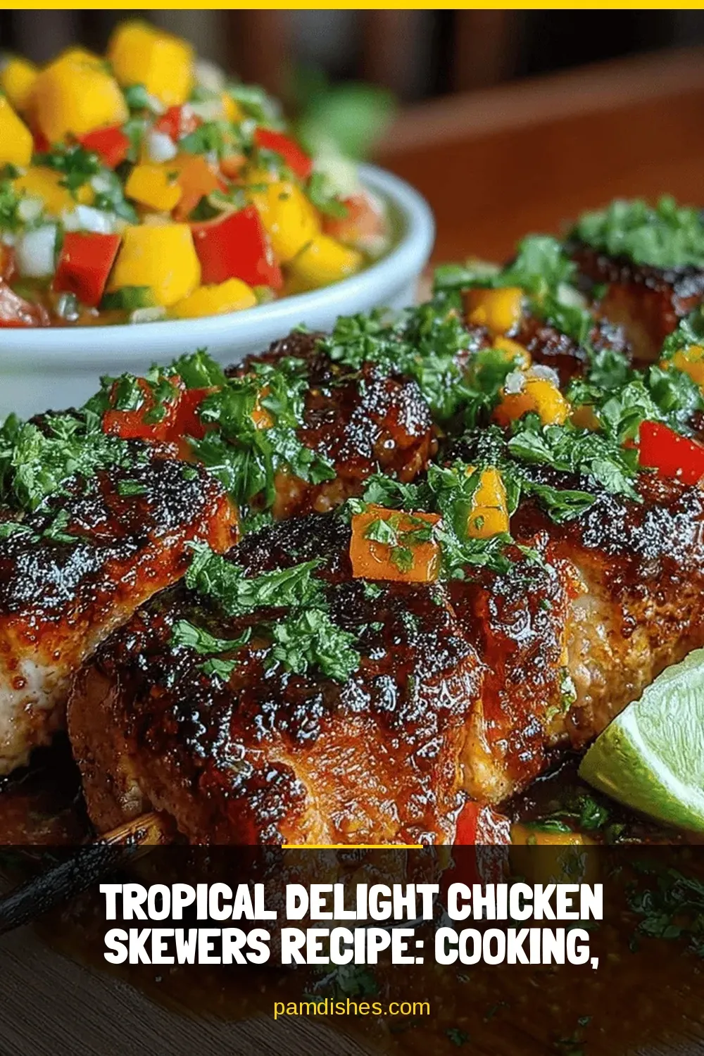 Tropical Delight Chicken Skewers Recipe: Cooking, Serving, and Nutritional Insights