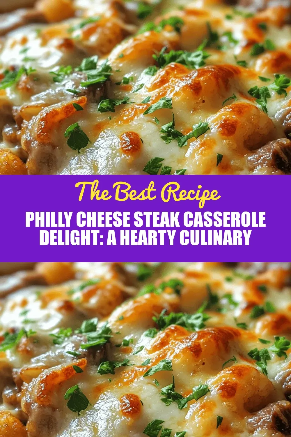 Philly Cheese Steak Casserole Delight: A Hearty Culinary Journey