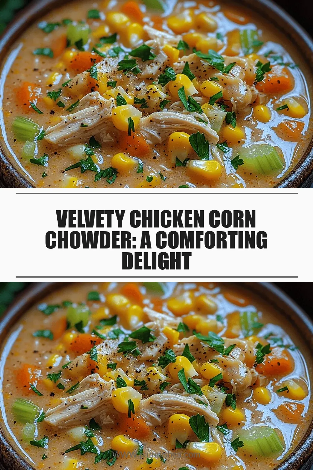 Velvety Chicken Corn Chowder: A Comforting Delight