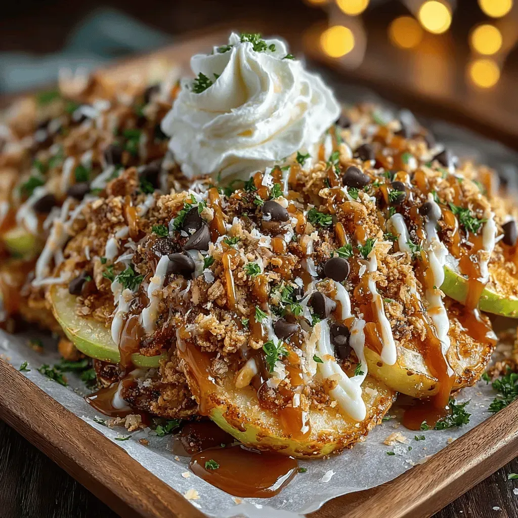 Baked Apple Nachos: A Delightful Dessert Experience