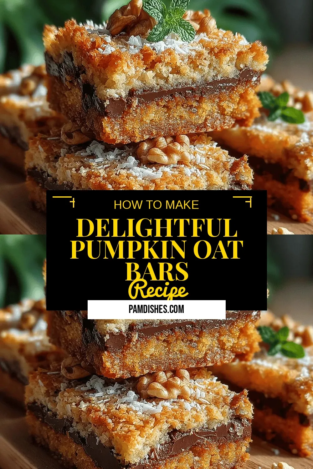 Delightful Pumpkin Oat Bars
