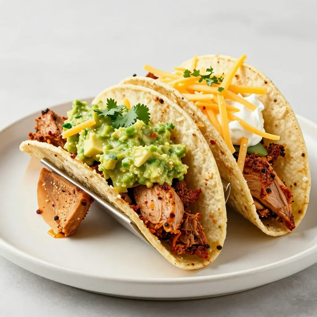Kid Friendly Turkey Tacos with Homemade Guacamole