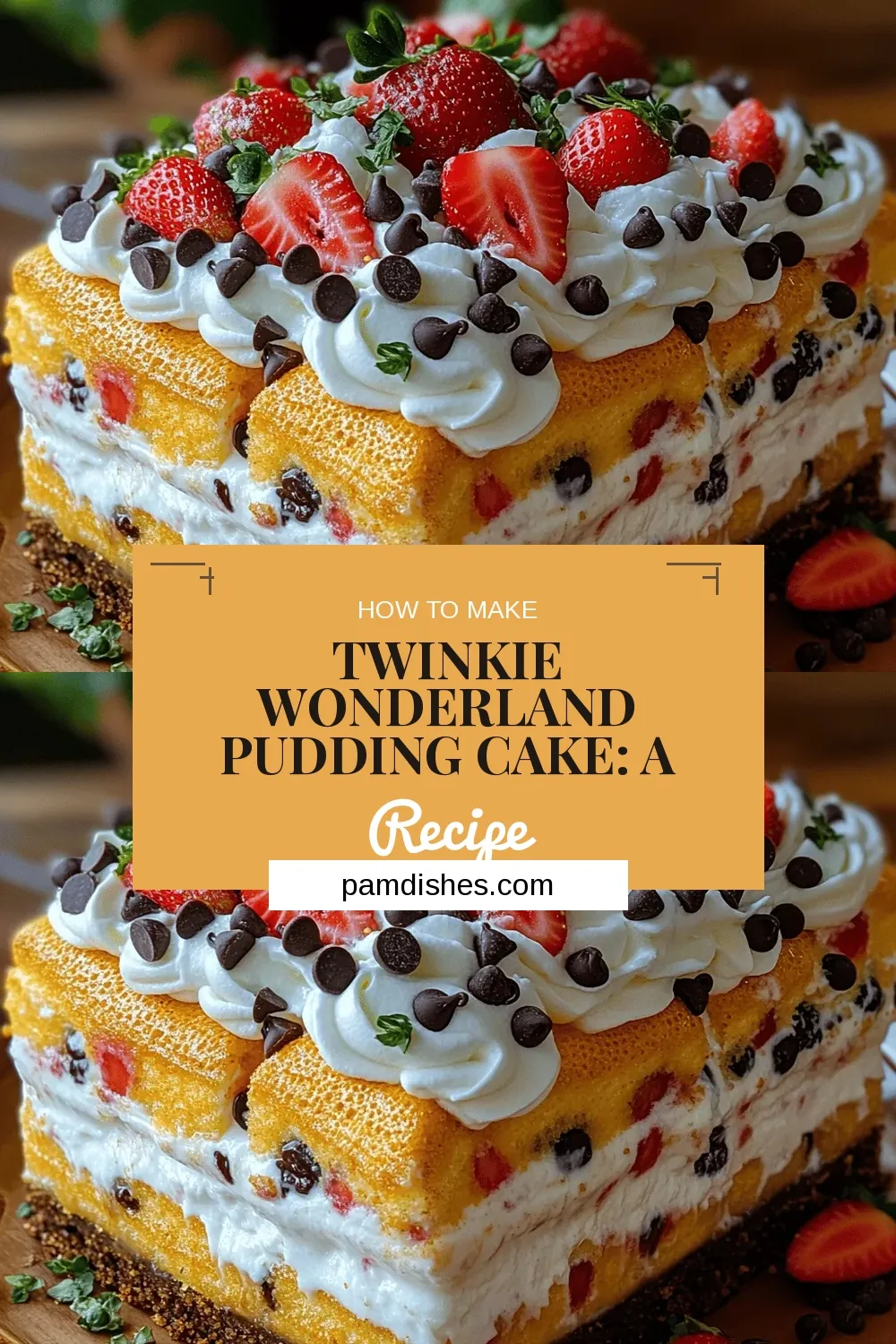 Twinkie Wonderland Pudding Cake: A Playful and Nostalgic Dessert