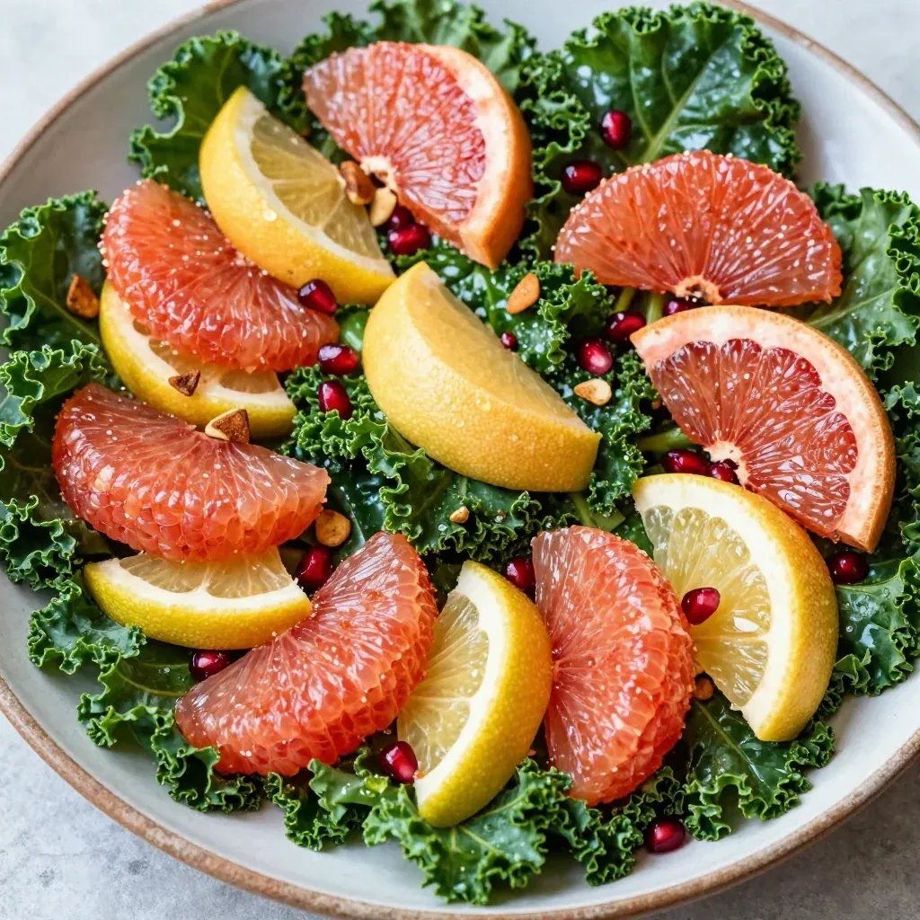 lowcalorie citrus salad with grapefruit and winter greens