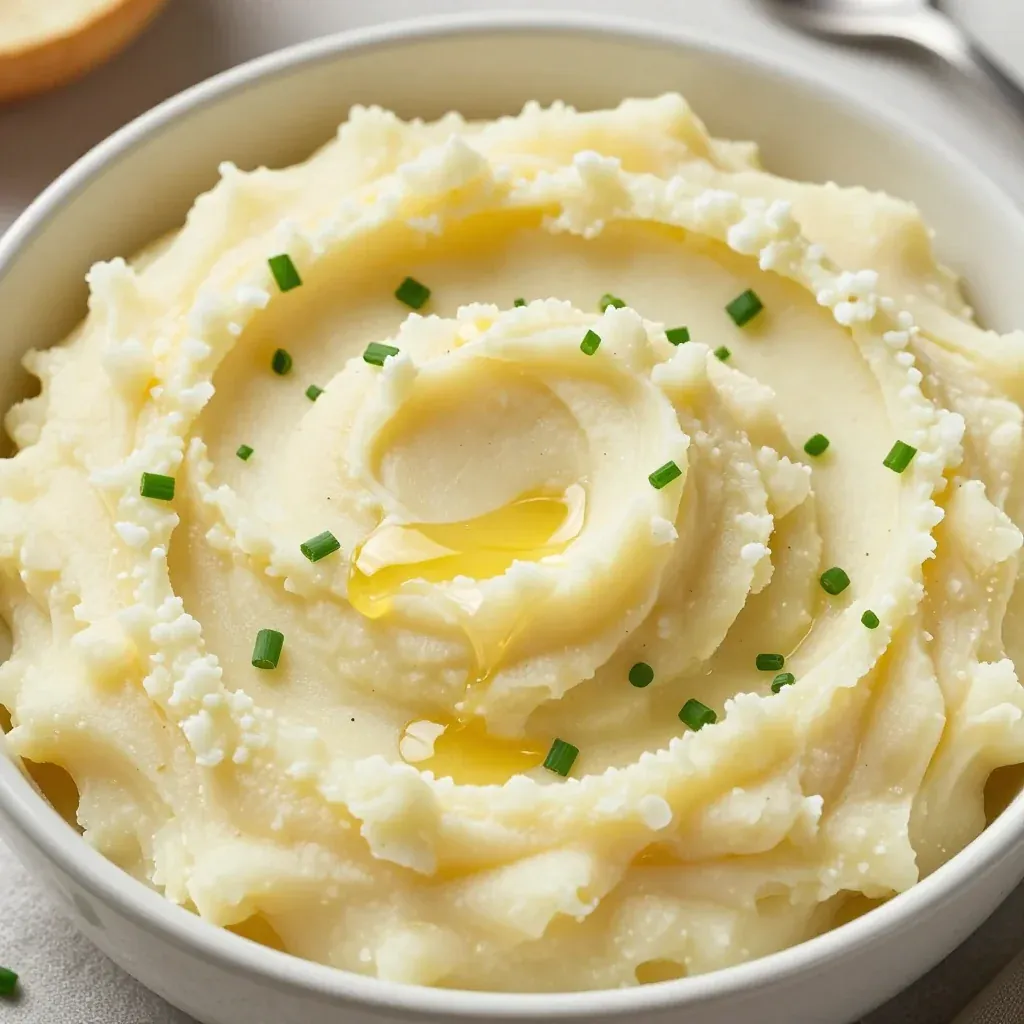 creamy garlic mashed potatoes with chives for festive family feasts