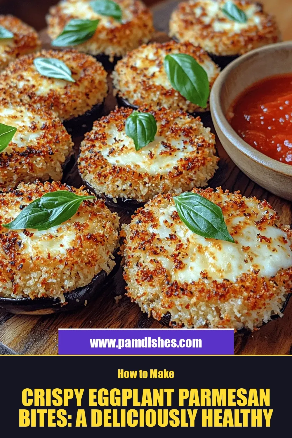 Crispy Eggplant Parmesan Bites: A Deliciously Healthy Snack