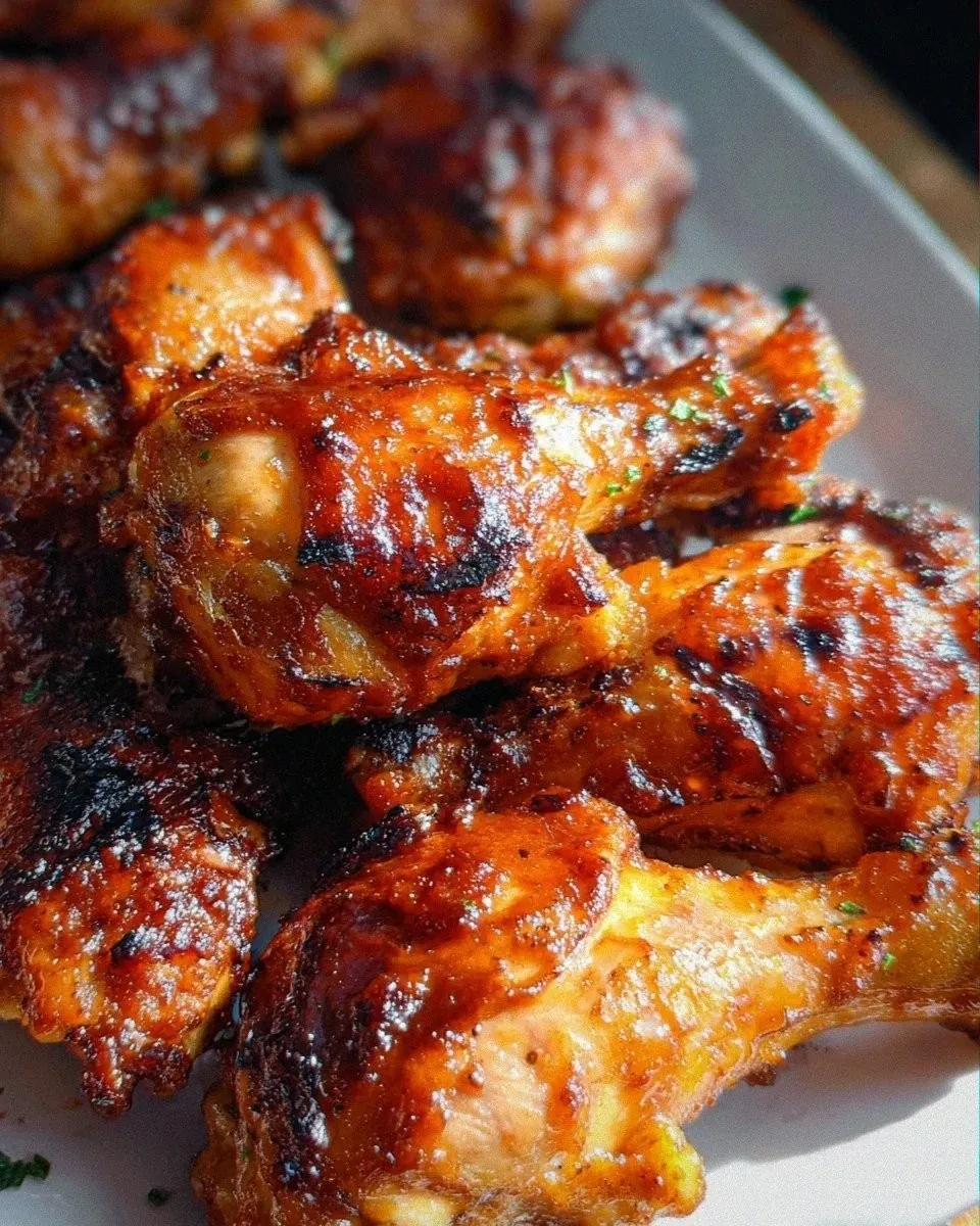 Two Ingredient Crispy Oven Baked BBQ Chicken