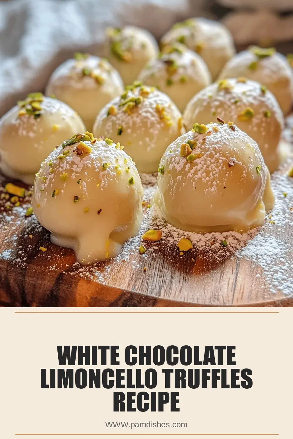 White Chocolate Limoncello Truffles Recipe