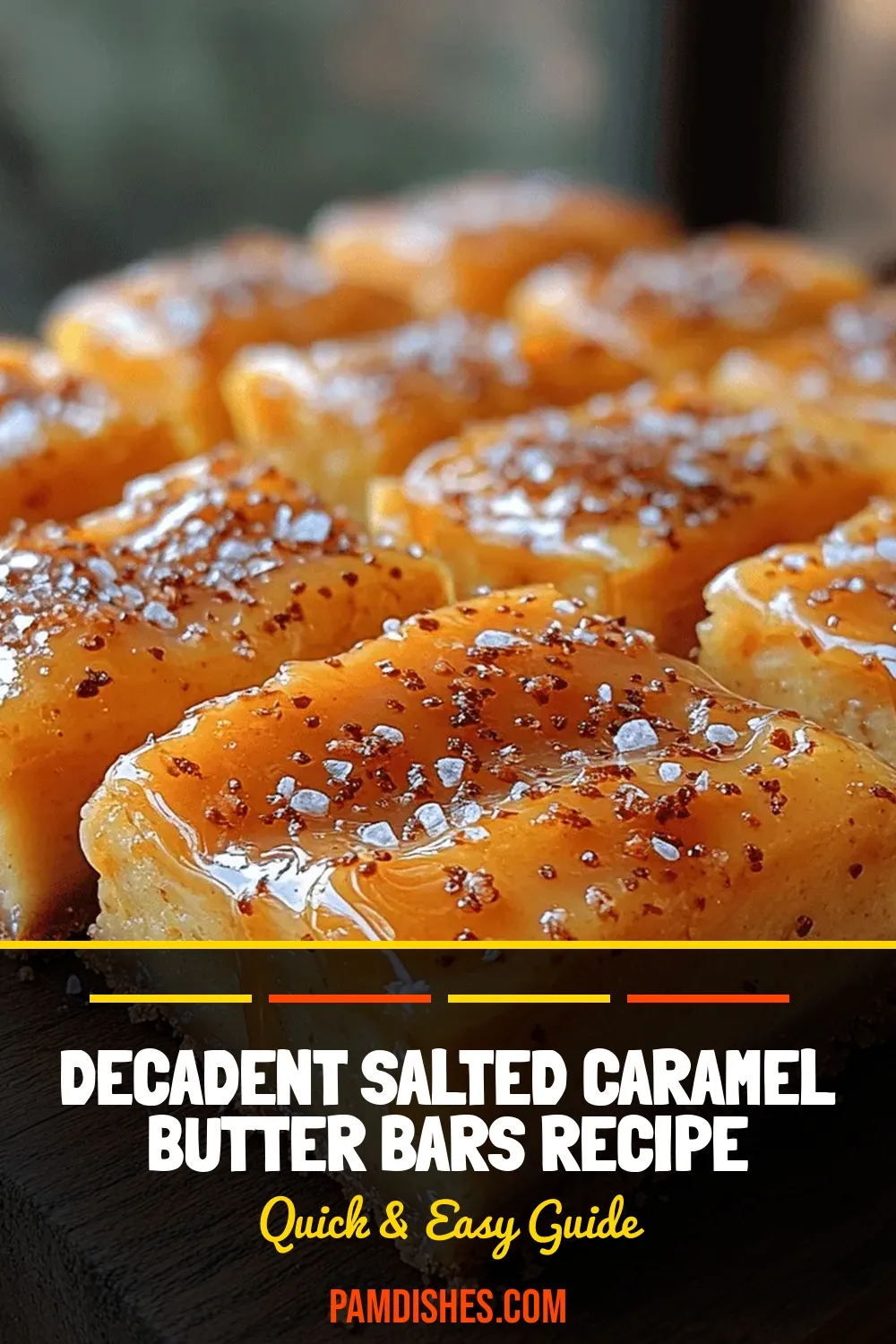 Decadent Salted Caramel Butter Bars Recipe