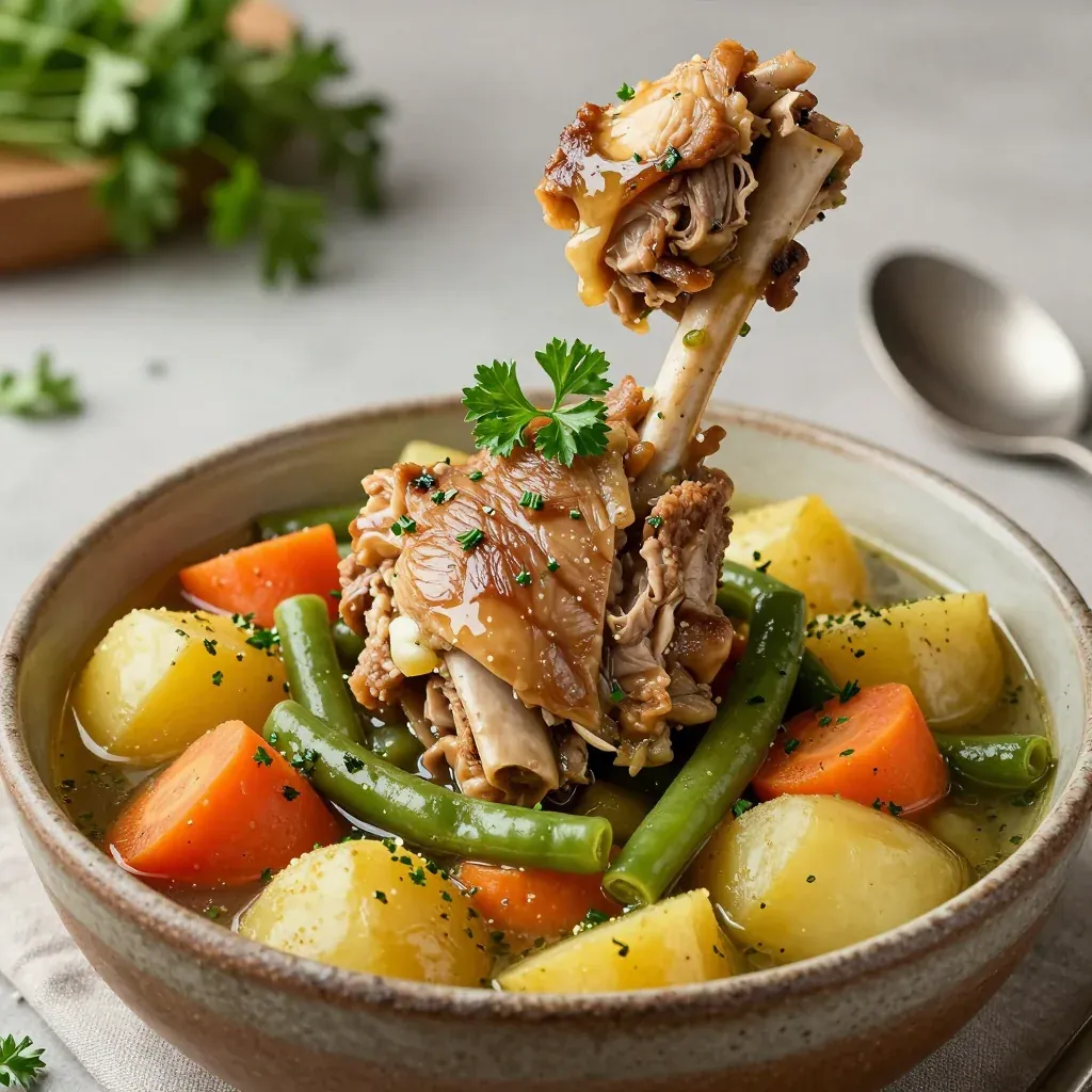 slow cooker chicken and winter vegetables for cozy family dinners