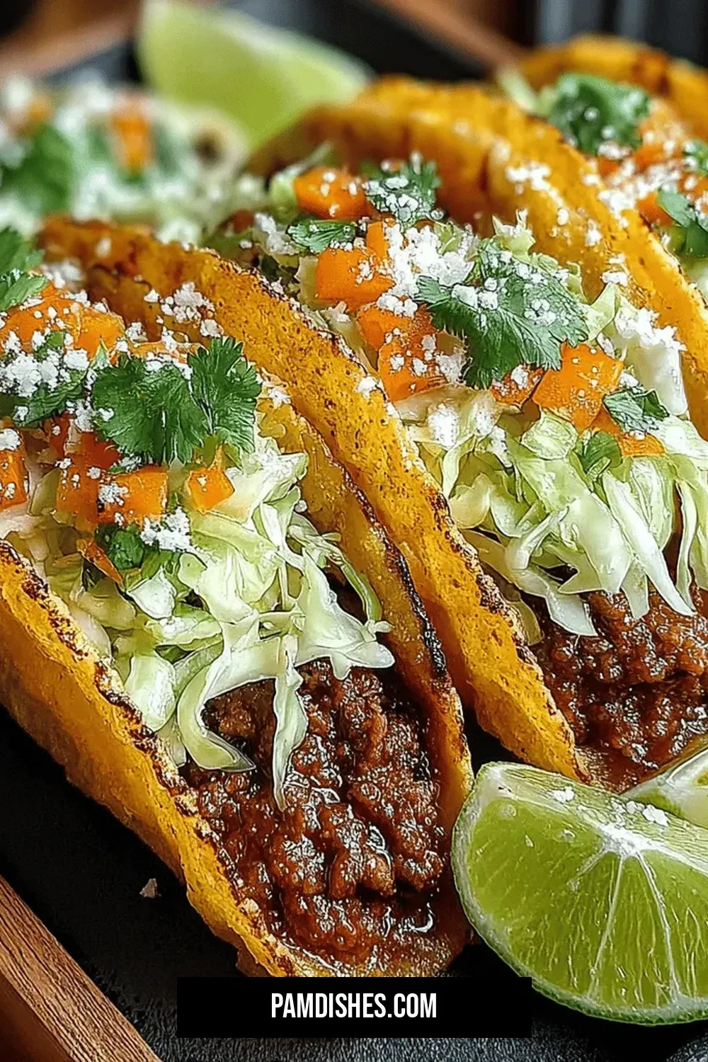 Savory Beef Tacos with Cherry Slaw: A Flavorful Feast