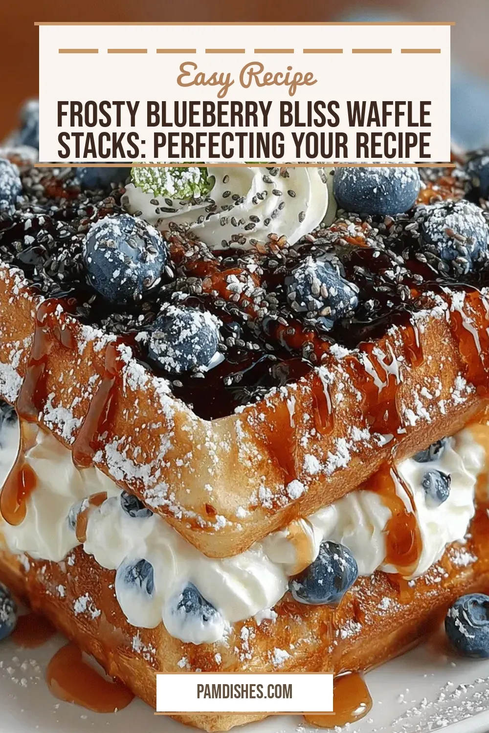 Frosty Blueberry Bliss Waffle Stacks: Perfecting Your Recipe