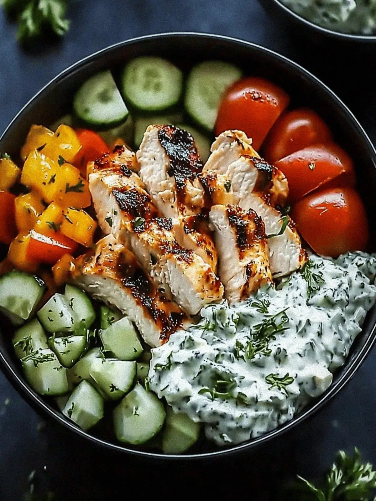 Mediterranean Chicken Tzatziki Bowls for Meal Prep Bliss