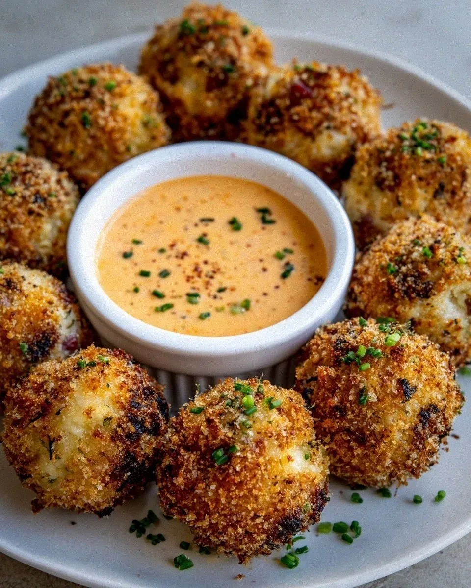 Crispy Reuben Balls w/ Zesty Thousand Island Dip – So Delicious!
