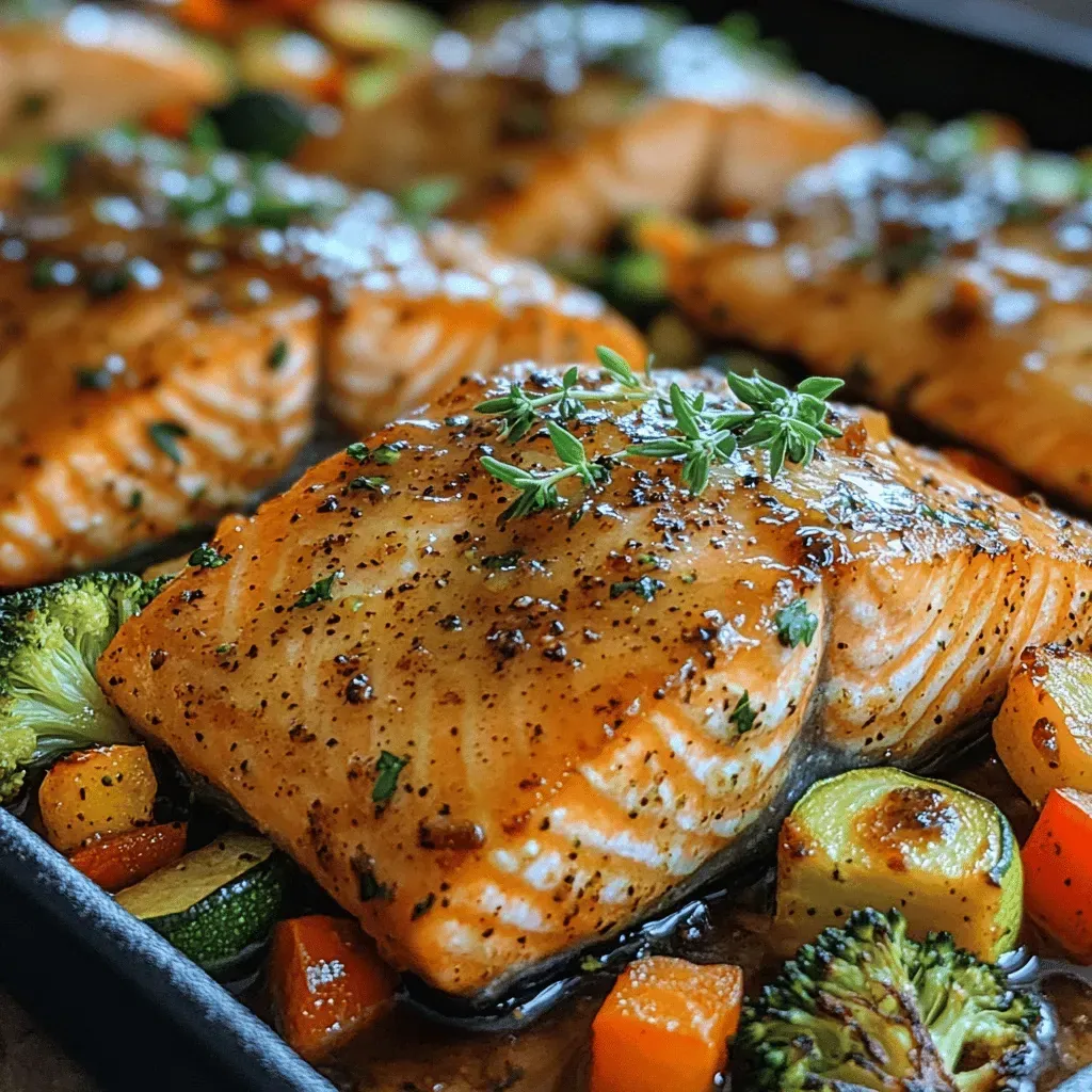 Maple Glazed Salmon with Roasted Veggies: A Healthy Delight