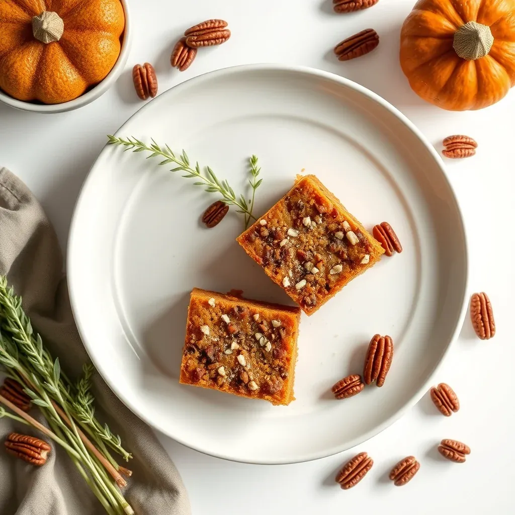 Pumpkin Pecan Honey Bars