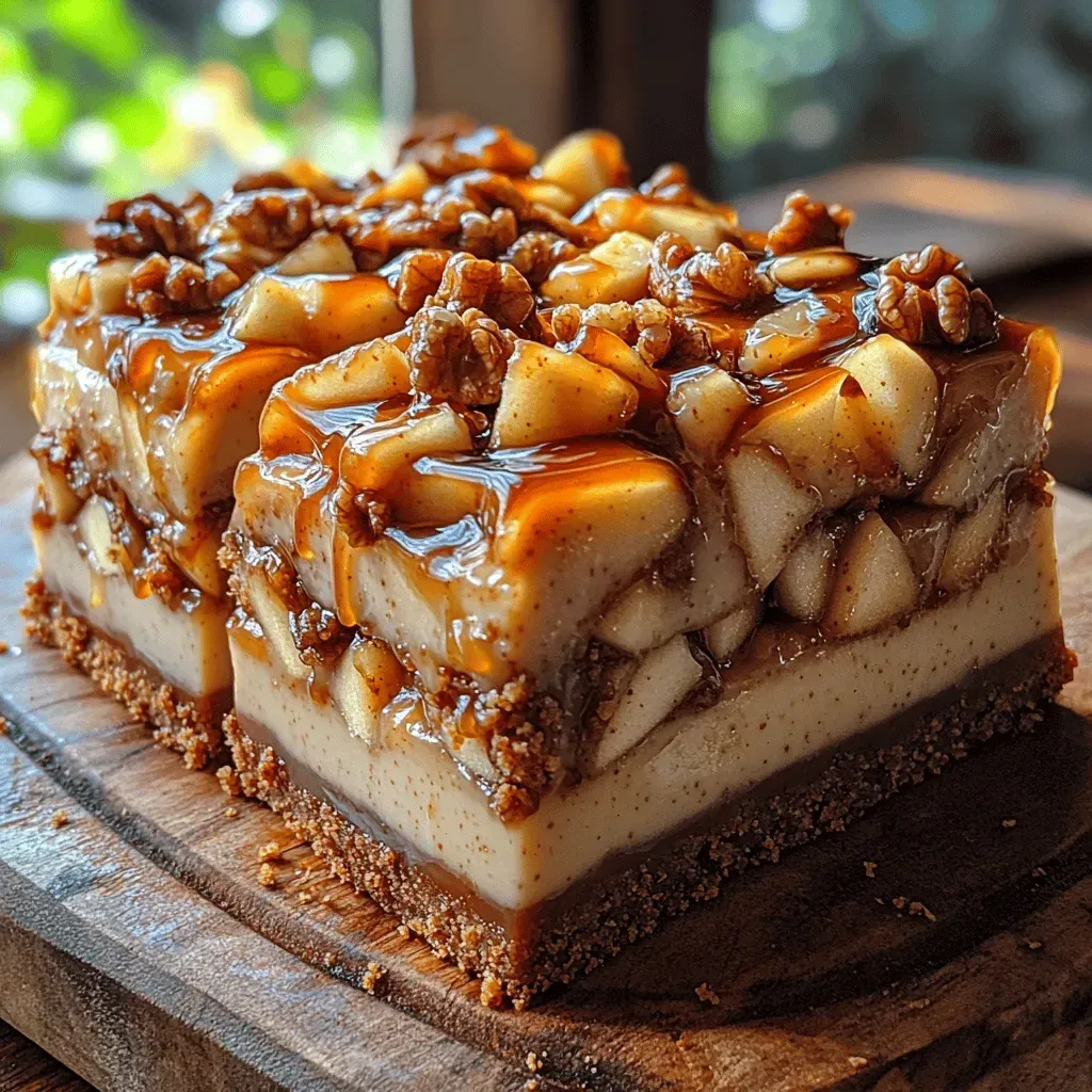 Indulge in Autumn: Caramel Apple Cheesecake Bars Recipe