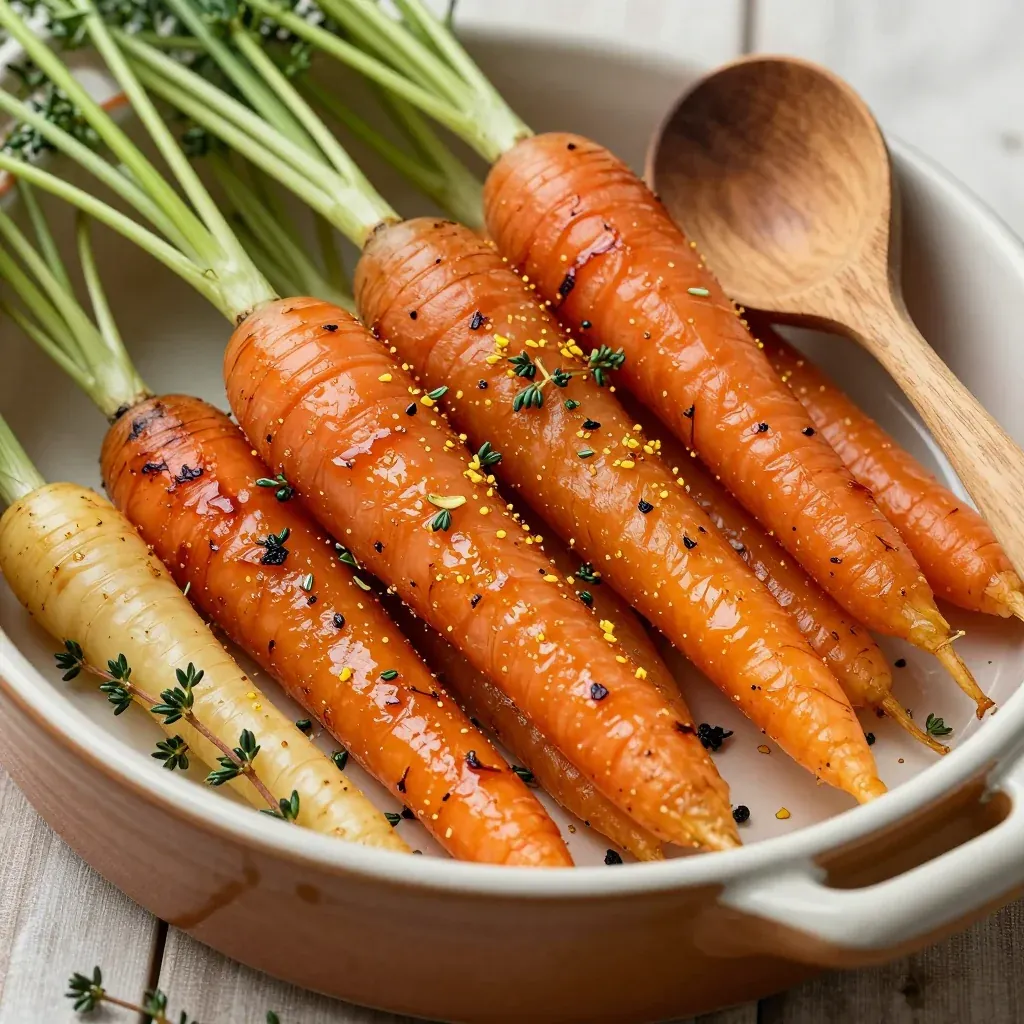 zesty lemon and herb roasted carrots with parsnips for family meals