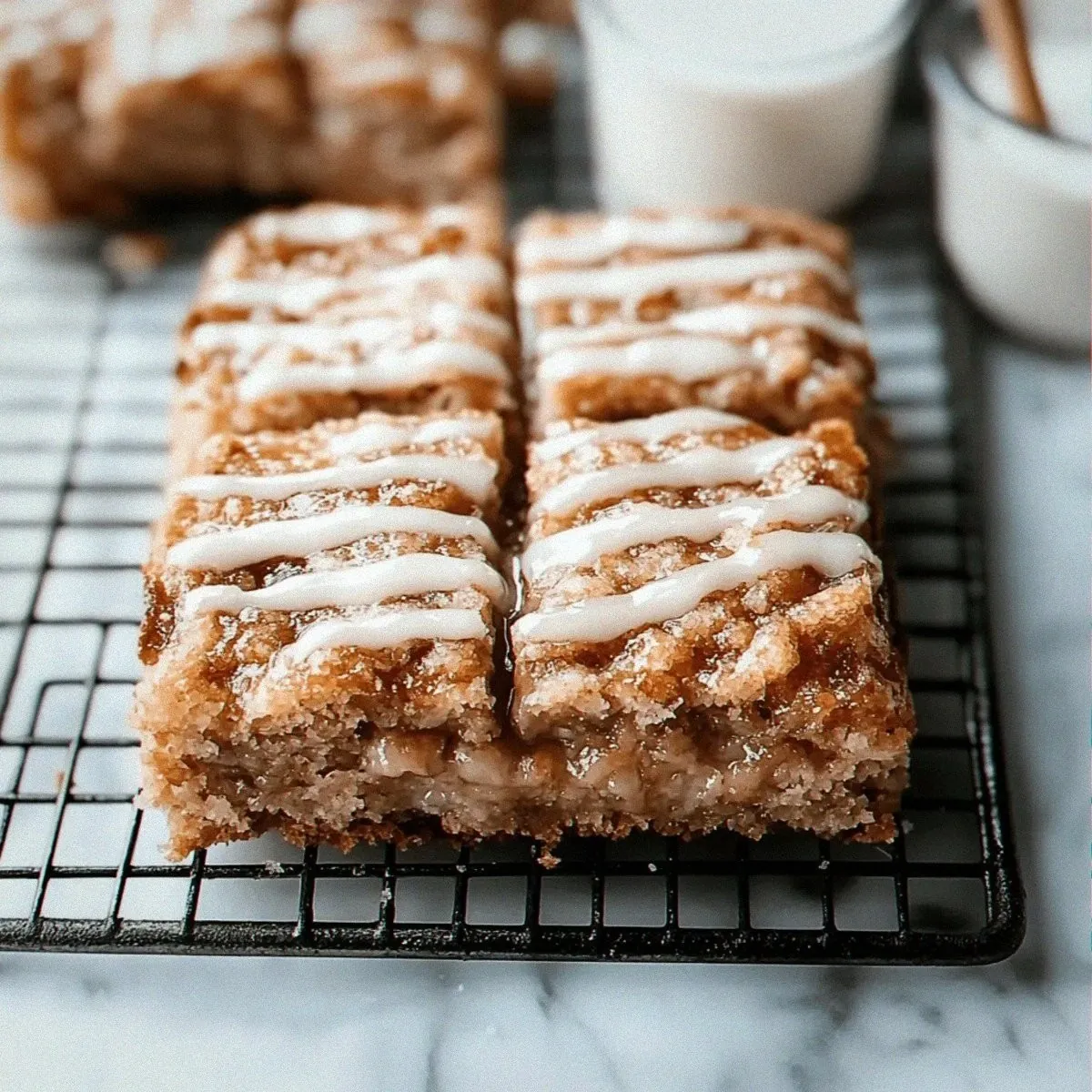 Irrepressibly Indulgent Cinnamon Roll Blondies Recipe